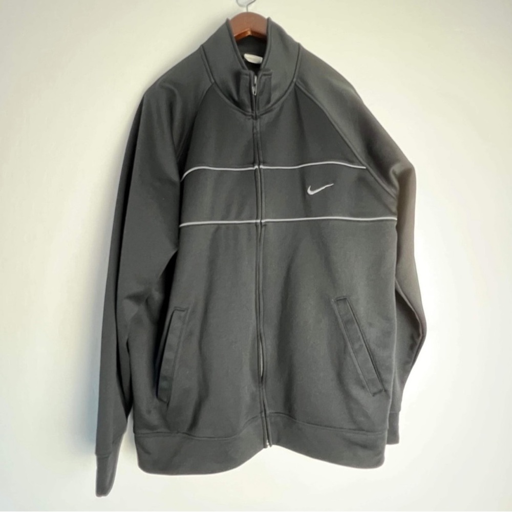 Nike Full Zip Mens Jacket Black Size XL